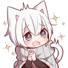 Усталый котёнок 2 @Nyasticks emoji