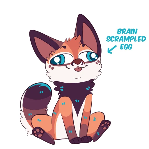  – стикер для Telegram