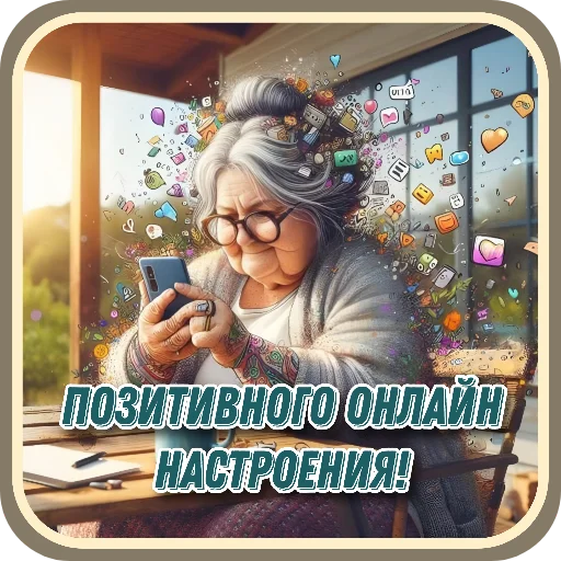  – стикер для Telegram