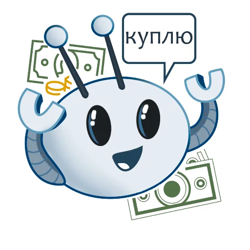  – стикер для Telegram