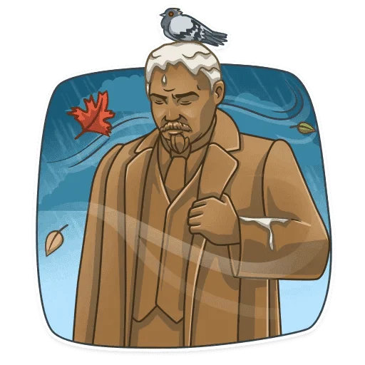  – стикер для Telegram