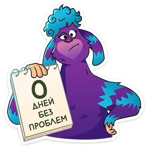  – стикер для Telegram