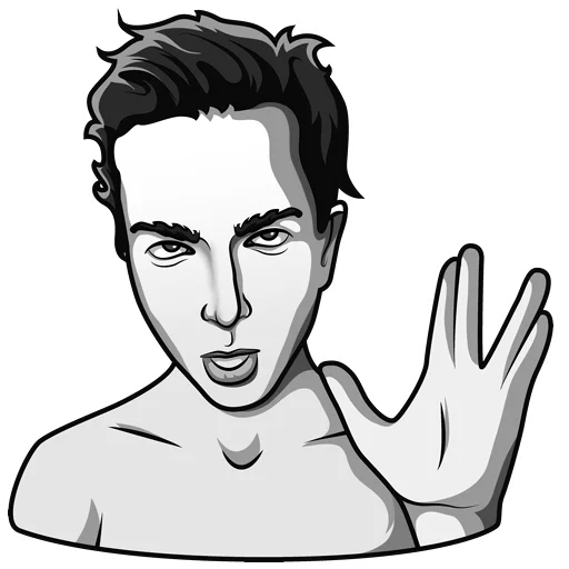  – стикер для Telegram