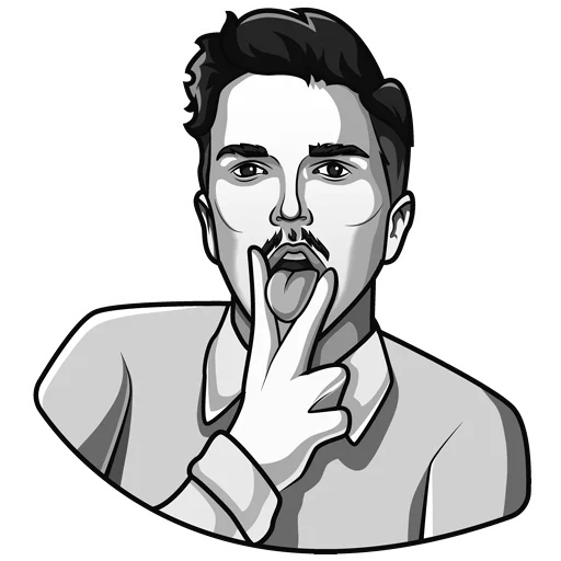  – стикер для Telegram