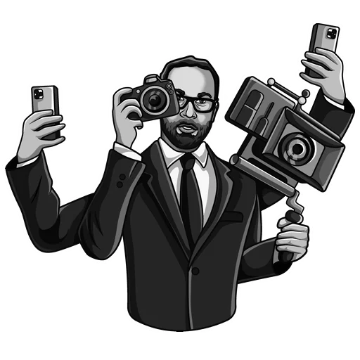  – стикер для Telegram