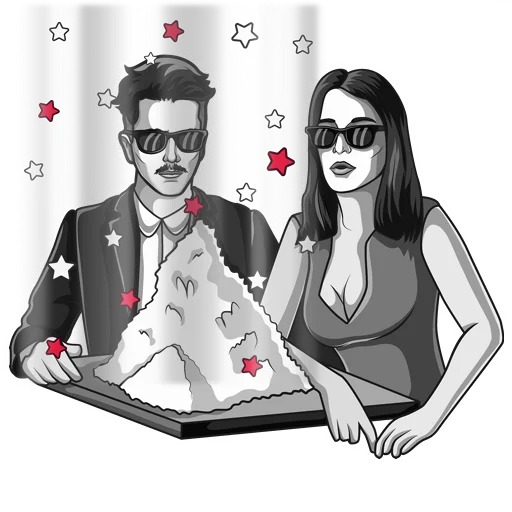  – стикер для Telegram