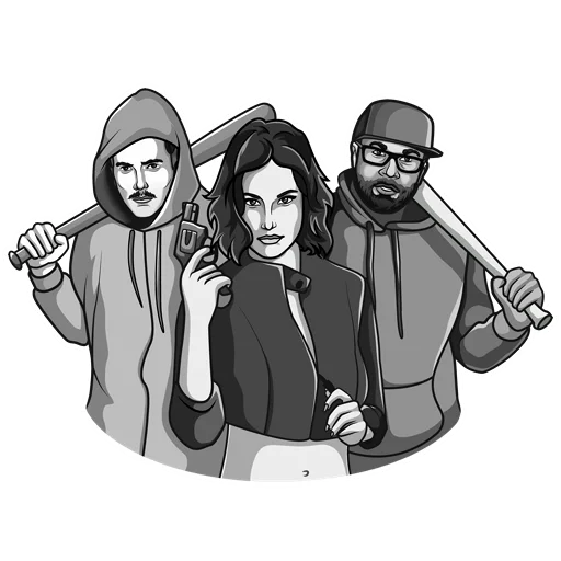  – стикер для Telegram