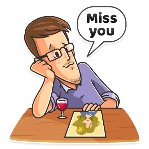  – стикер для Telegram