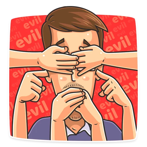  – стикер для Telegram
