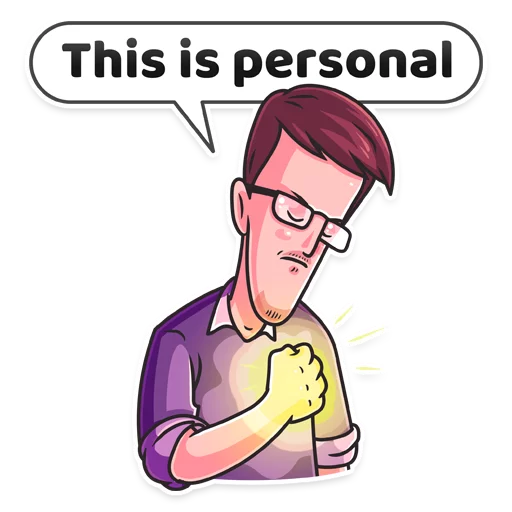  – стикер для Telegram