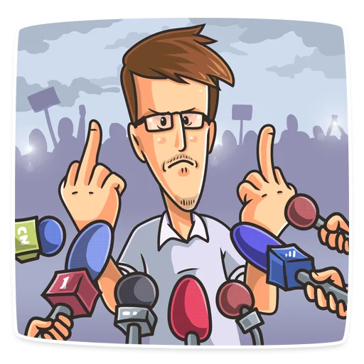  – стикер для Telegram