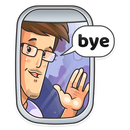  – стикер для Telegram
