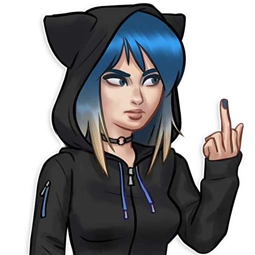  – стикер для Telegram
