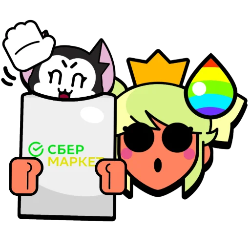  – стикер для Telegram