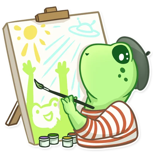  – стикер для Telegram