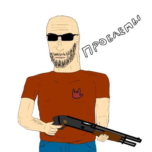  – стикер для Telegram