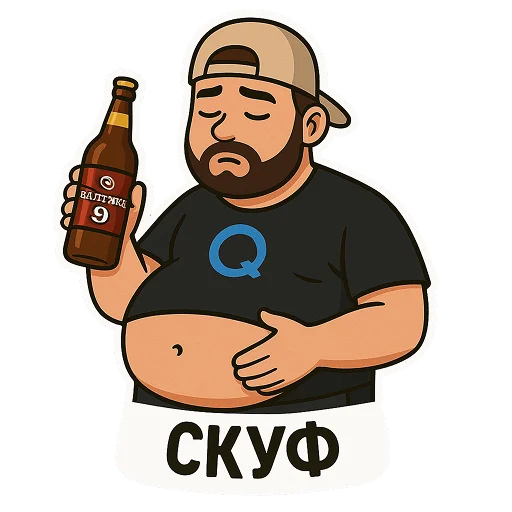  – стикер для Telegram