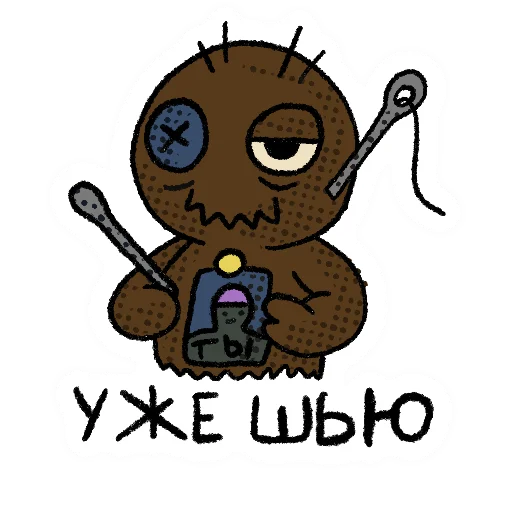  – стикер для Telegram