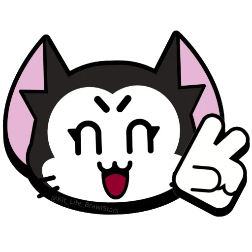 Пины от @Kit_Life_BrawlStars стикер