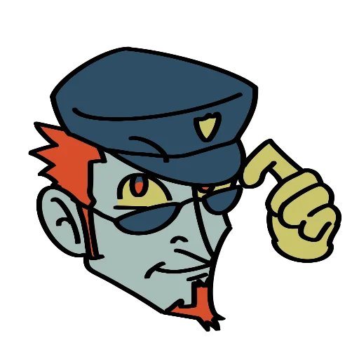  – стикер для Telegram