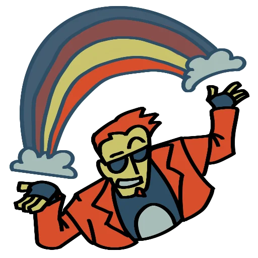  – стикер для Telegram