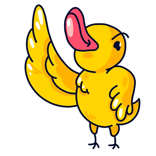  – стикер для Telegram