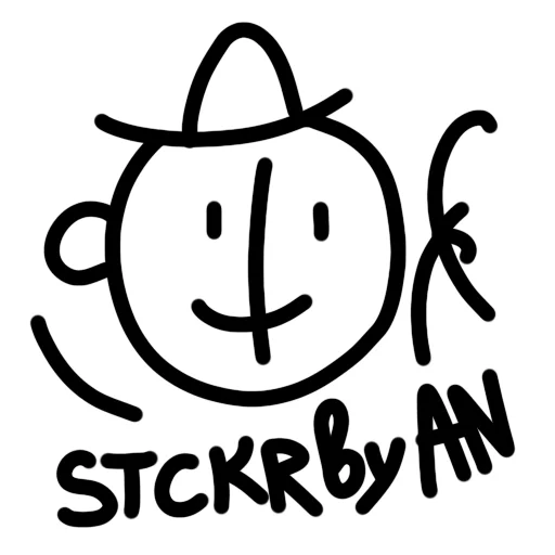  – стикер для Telegram