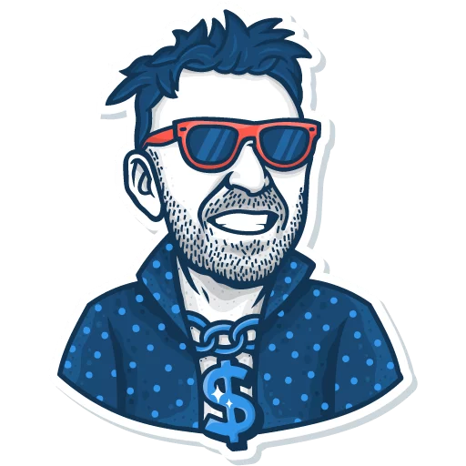  – стикер для Telegram