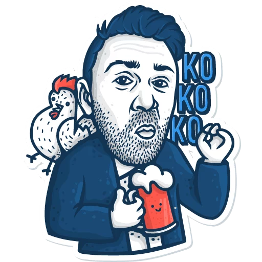  – стикер для Telegram
