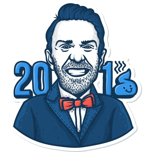  – стикер для Telegram