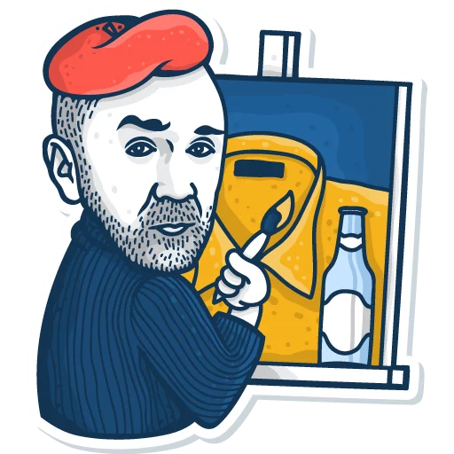  – стикер для Telegram