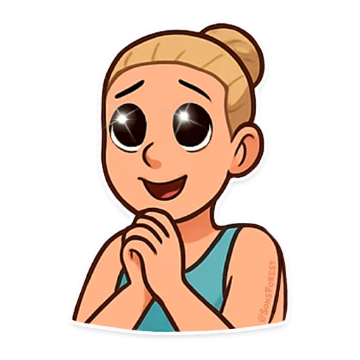  – стикер для Telegram