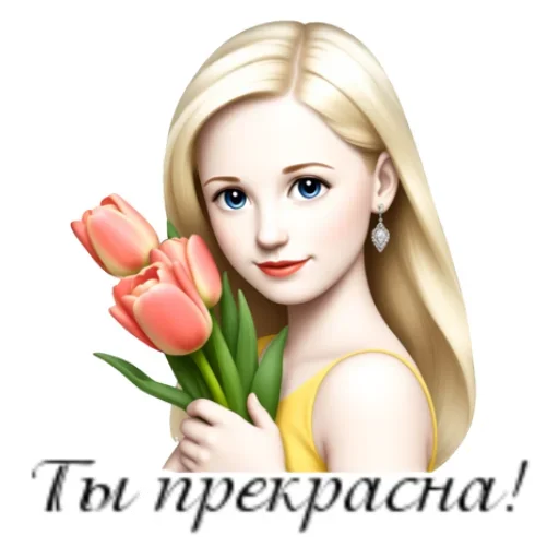  – стикер для Telegram