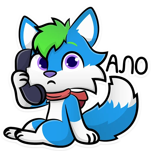  – стикер для Telegram