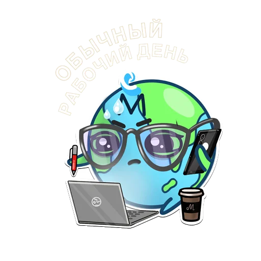  – стикер для Telegram