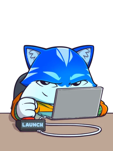  – стикер для Telegram