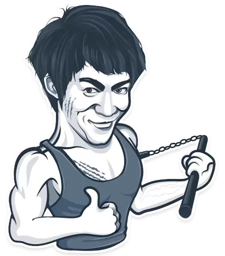  – стикер для Telegram