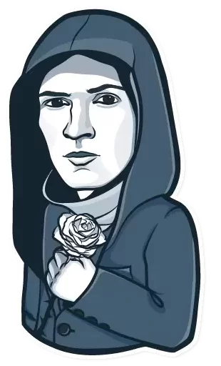  – стикер для Telegram