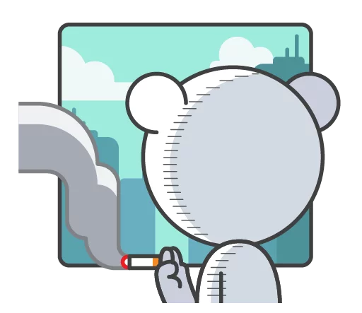 – стикер для Telegram