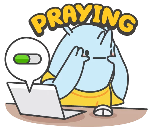  – стикер для Telegram