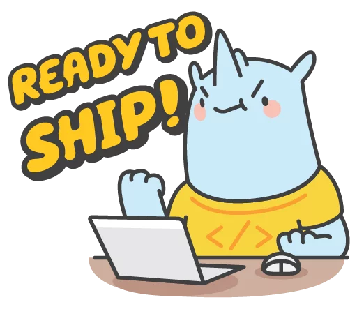 – стикер для Telegram