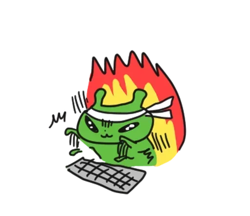  – стикер для Telegram