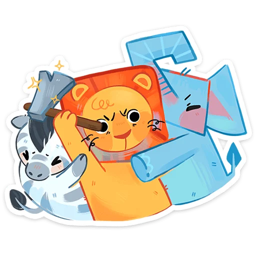  – стикер для Telegram