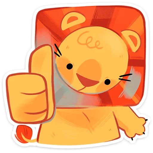  – стикер для Telegram