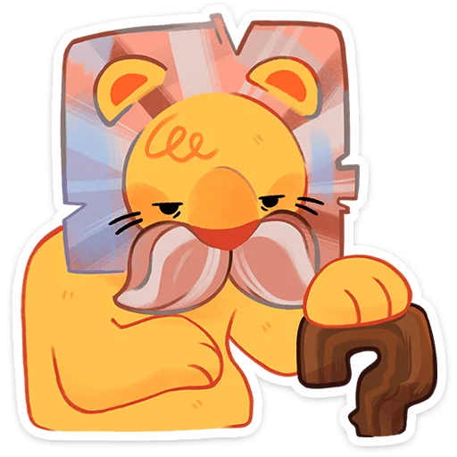  – стикер для Telegram