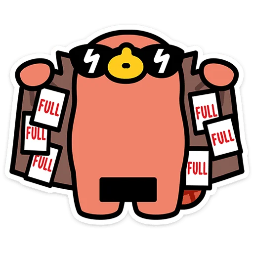  – стикер для Telegram