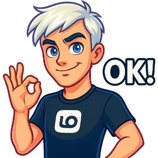  – стикер для Telegram