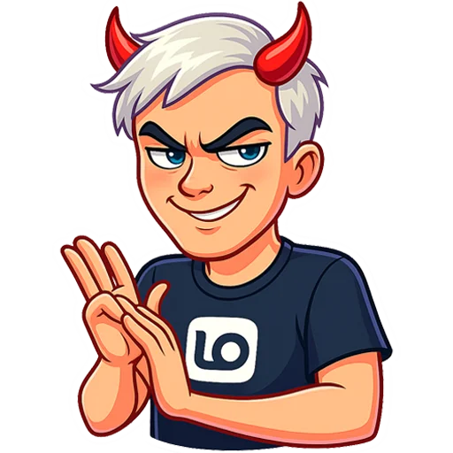  – стикер для Telegram