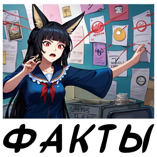  – стикер для Telegram