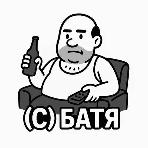  – стикер для Telegram
